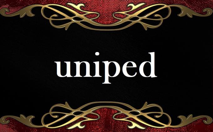 'uniped' on formal background