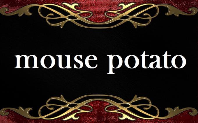 'mouse potato' on formal background