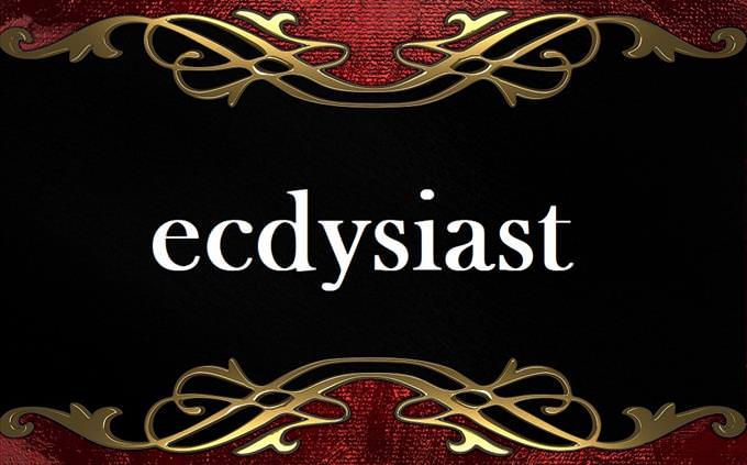 'ecdysiast' on formal background