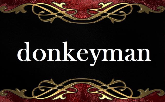 'donkeyman' on formal background