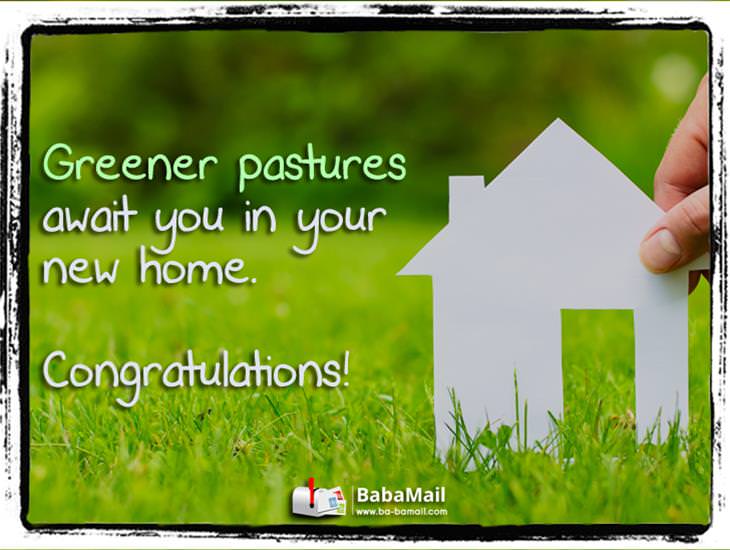 Congratulations on Your New Home!