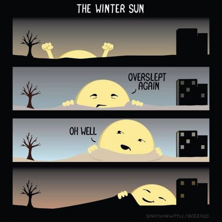 Hilarious Winter Comic Strips