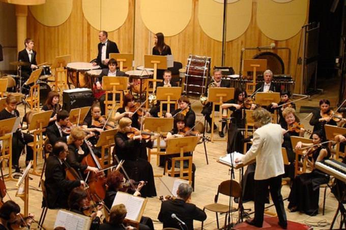 an orchestra