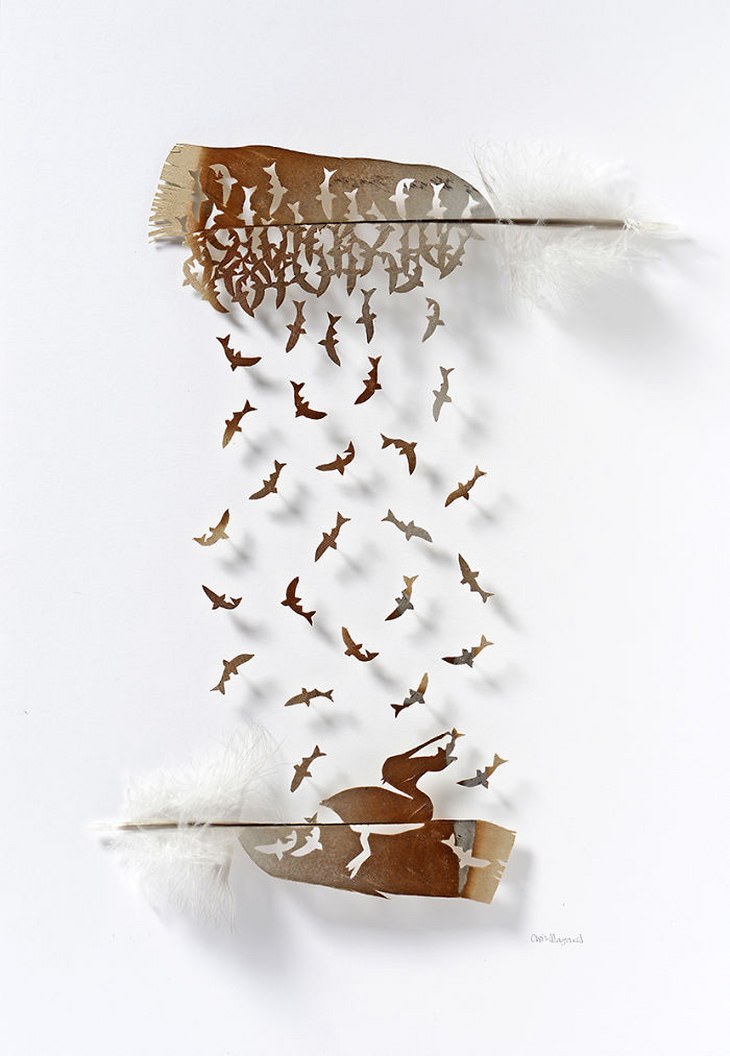 Chris Maynard's Outstanding Feather Art