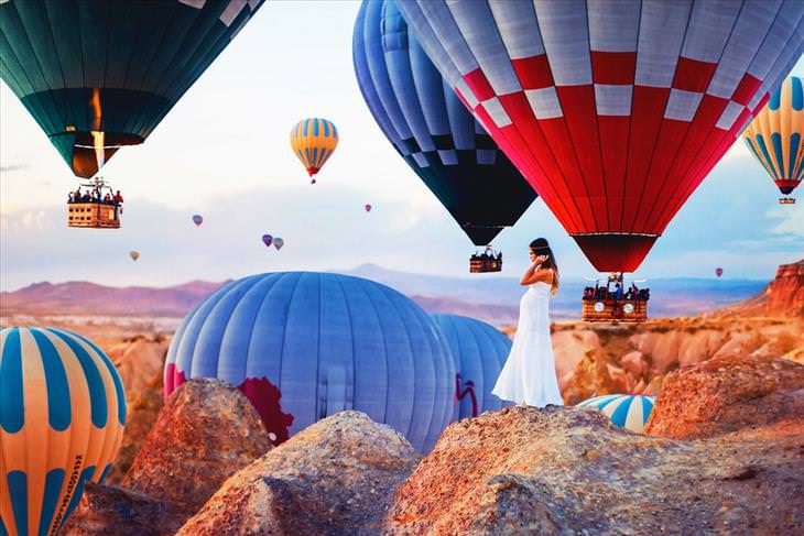 Cappadocia, Turkey, photos, balloons