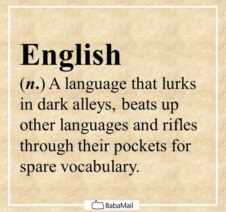 dictionary, funny, English, words