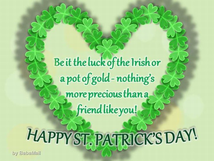 Just Wanted to Wish You A Great St. Patrick's Day