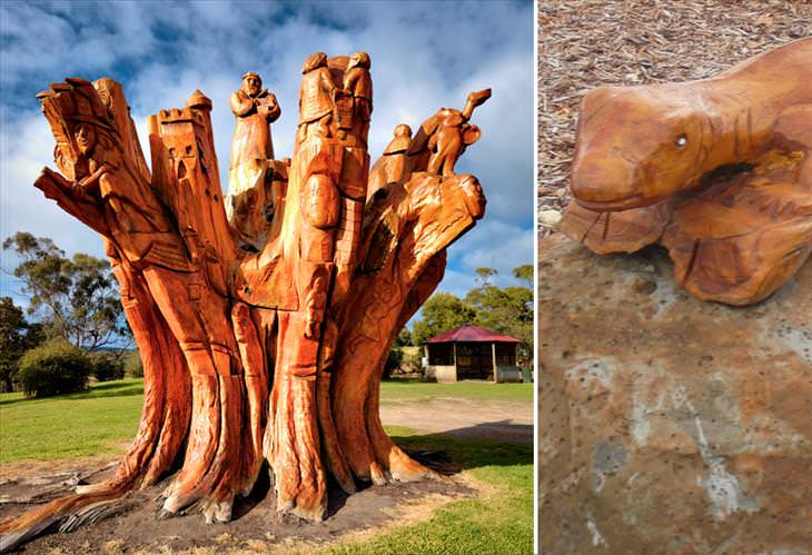 9 Amazing Tree Carvings From Around the World