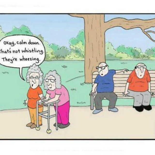Funny - Cartoons - Elderly 