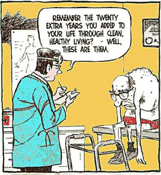 Funny - Cartoons - Elderly 
