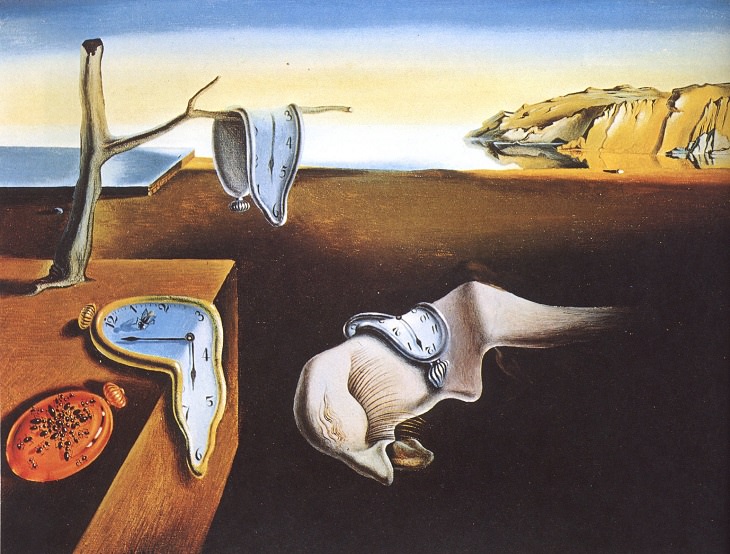 Salvador Dali artworks: The persistence of memory