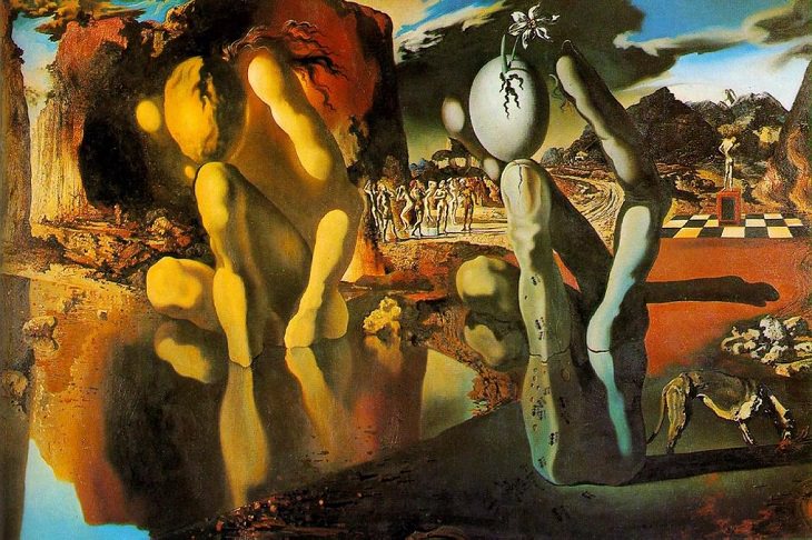 Salvador Dali artworks: Metamorphosis of narcissus