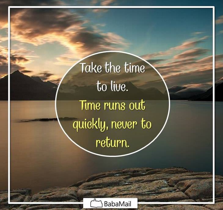 Take the Time To...