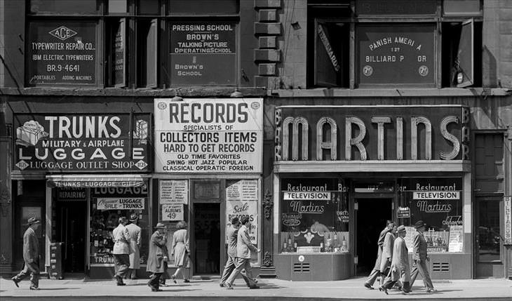 New York, retronaut, black and white, photography