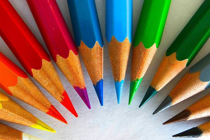 colored pencils