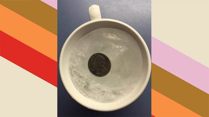 The "Cup of Water and a Quarter" Trick