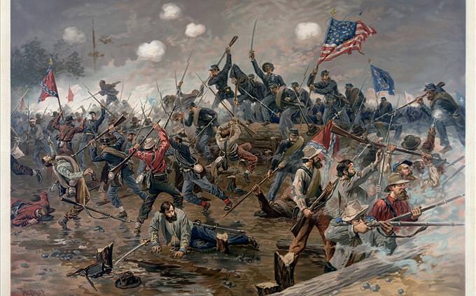 American civil war artwork