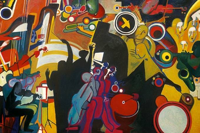 orchestra abstract art