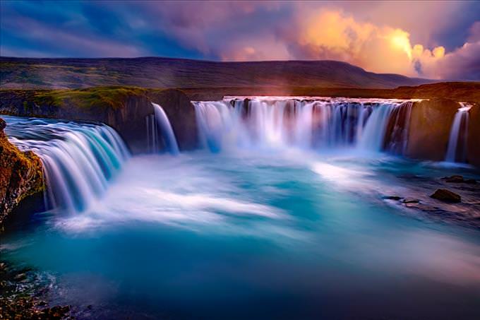 waterfalls in Iceland