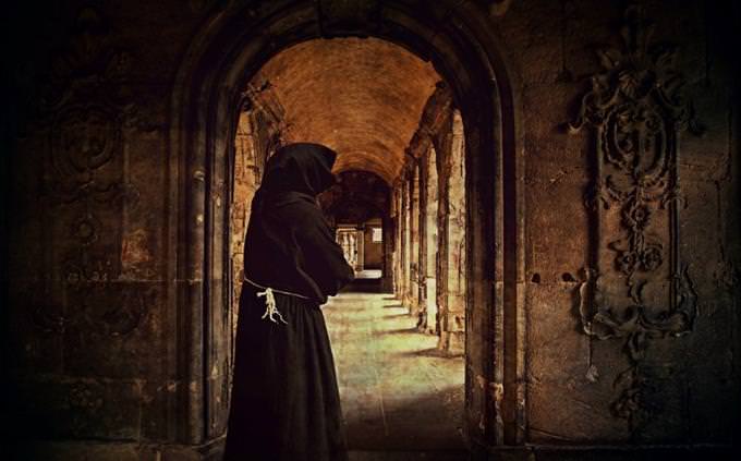 monk in monastery