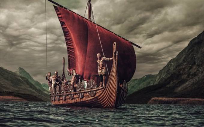 vikings on ship