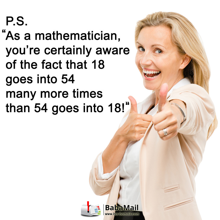 Joke Today: Painful Math (Adult)