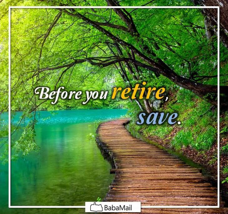 before you...