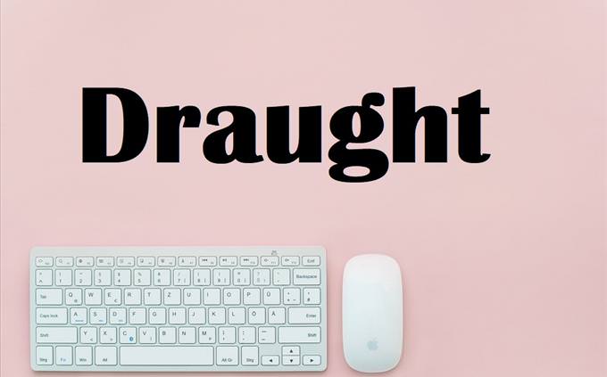 Draught on pink background
