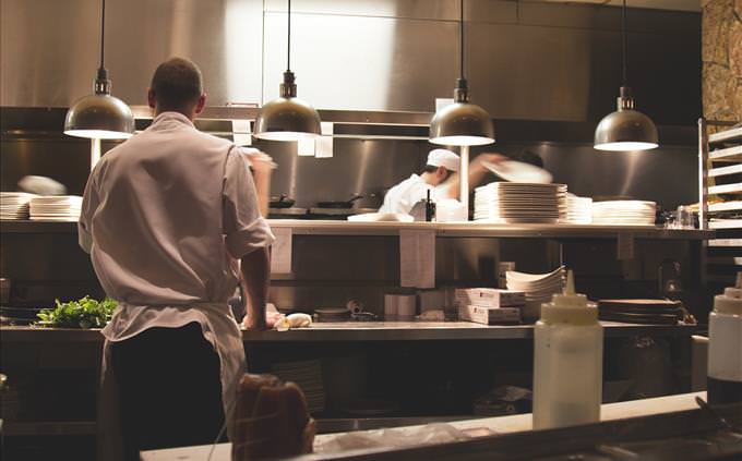 chef working in kitchen