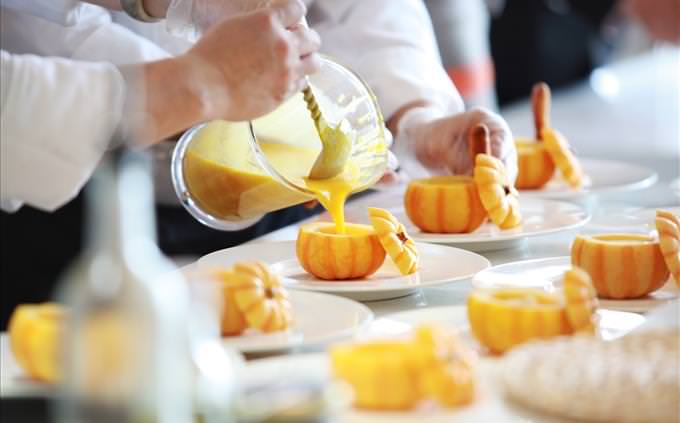 chefs preparing food