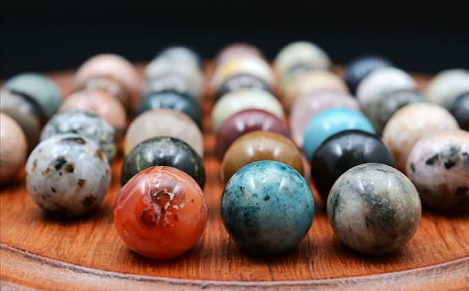 colorful marbles
