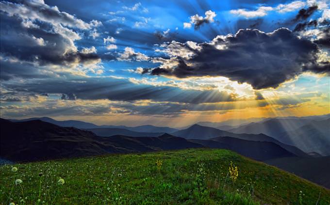 hills and mountains