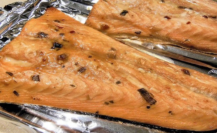 Cooking Fish: baked salmon