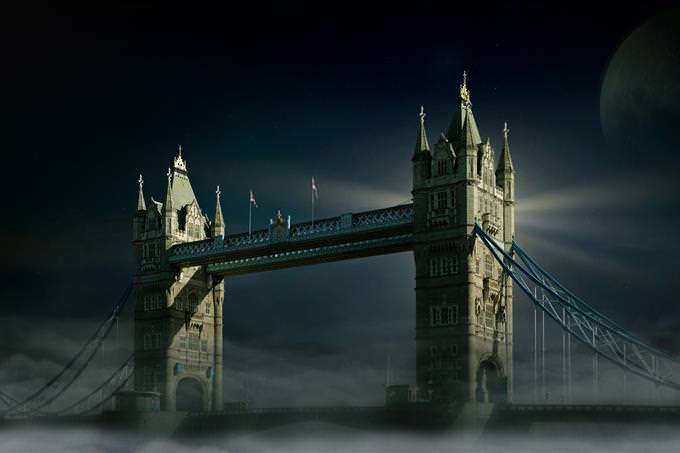 Tower Bridge at night