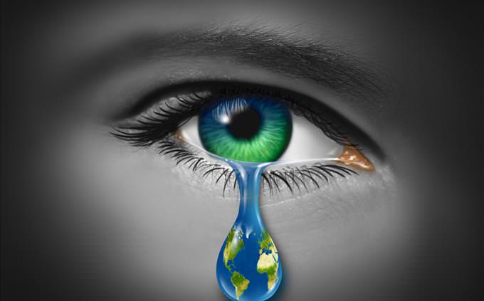 Mother Earth crying