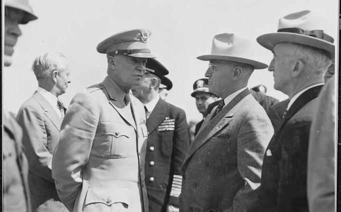 Harry Truman and Dwight Eisenhower