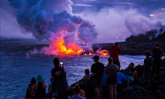 volcanic eruption in Hawaii
