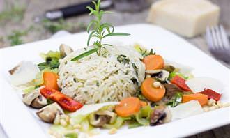 Rice with vegetables