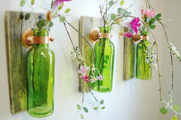 glass bottles