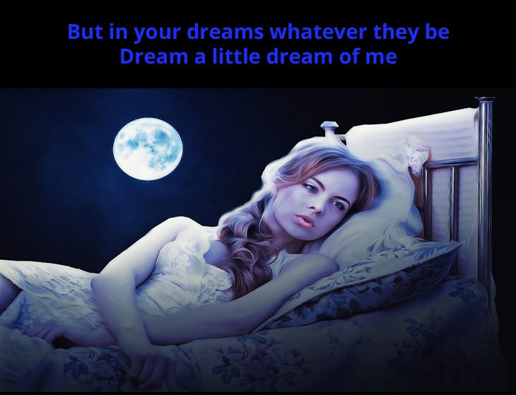 doris day "dream a little dream of me" lyrics