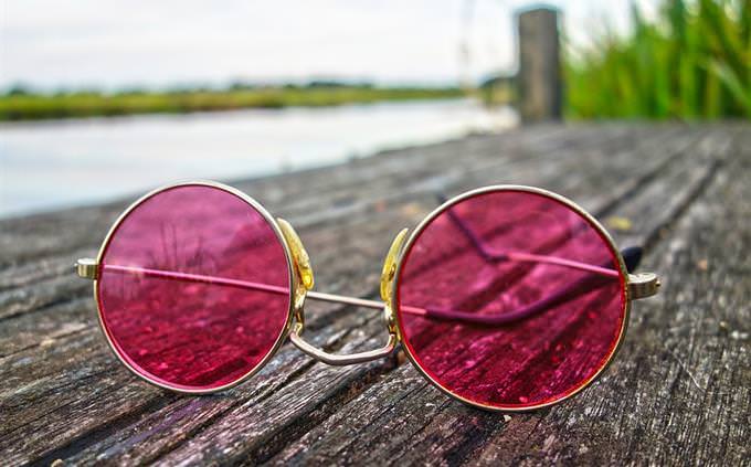 Sunglasses on the dock