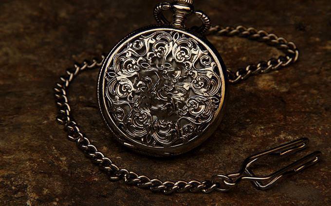 An antique pocket watch