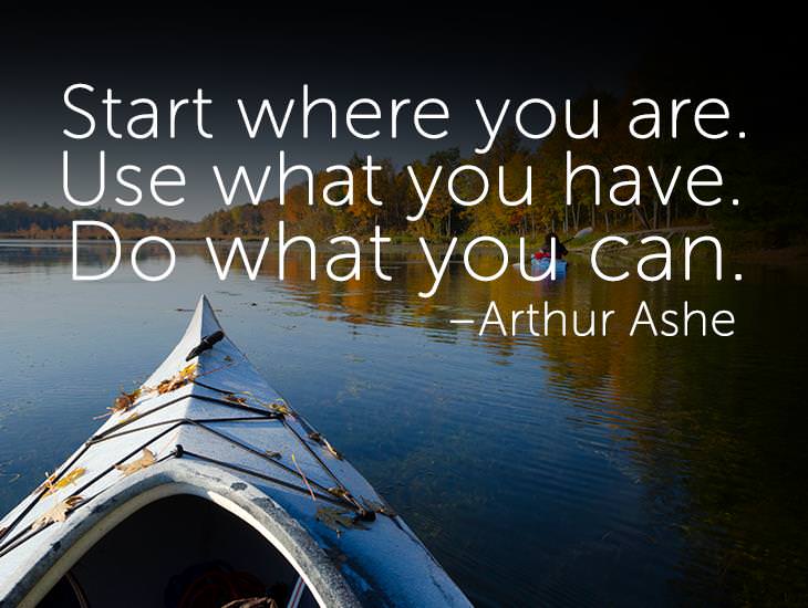 Start Where You Are.
