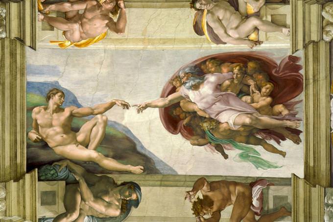 The Creation of Adam By Michelangelo