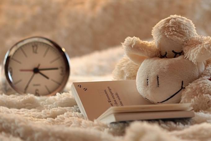 quiz: clock and stuffed toy