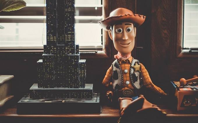 A Woody doll from “Toy story”