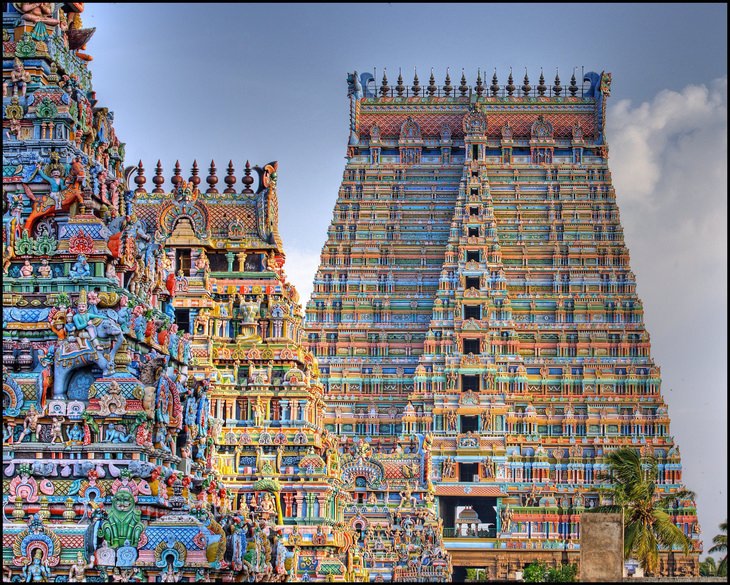 architecture: "Sri Ranganathaswamy Temple" in Tamil Nadu, India
