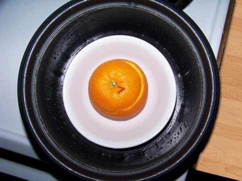 Steamed orange