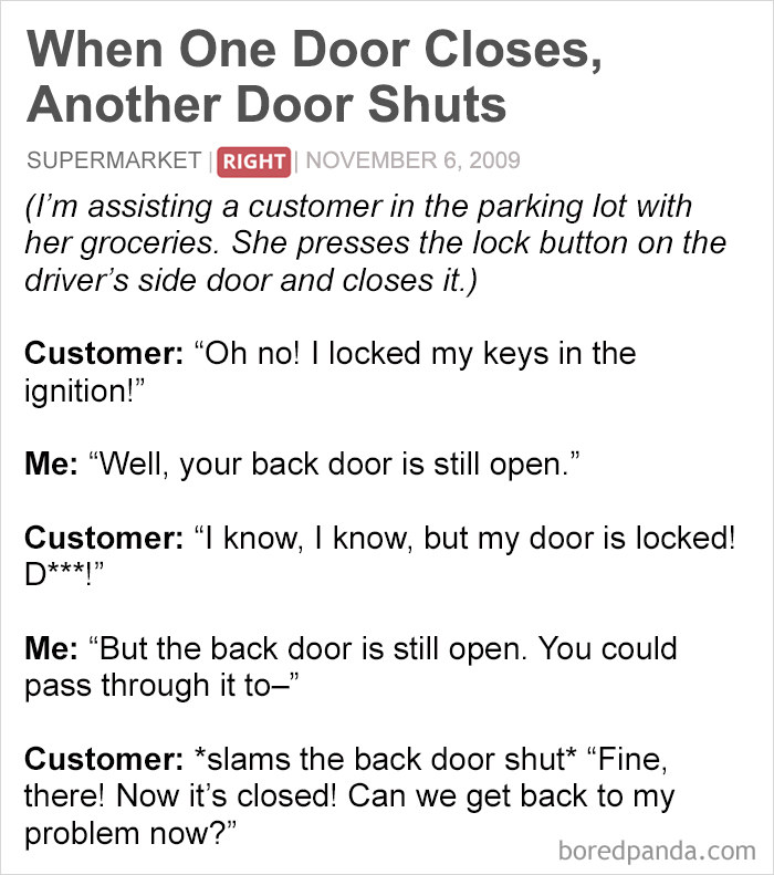 Funny customer stories