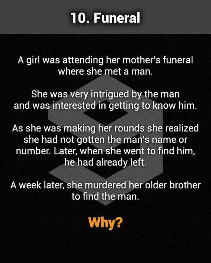 tricky riddles about murder